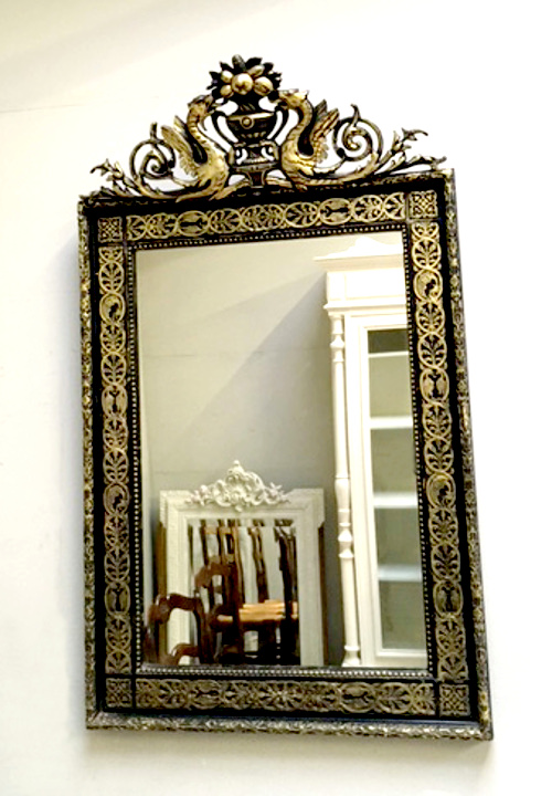 french antique gilded mirror